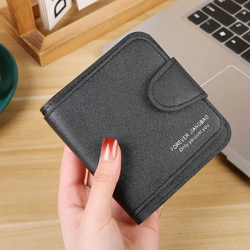 Ženski novčanici 2024. Novi luksuzni brend Crvena crna mala mini torbica za kovanice Držač kartice Ženski novčanik Zatvarač Ženska kožna kopča