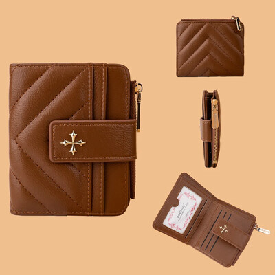 2024, la modă, simplu, elegant, scurt, portofel pentru femei, portofel pentru doamne, pentru femei, suport pentru carduri, portofel mic pentru femei, mini clutch pentru fată