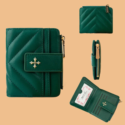 2024, la modă, simplu, elegant, scurt, portofel pentru femei, portofel pentru doamne, pentru femei, suport pentru carduri, portofel mic pentru femei, mini clutch pentru fată