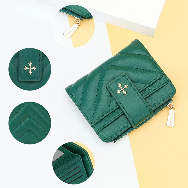 2024, la modă, simplu, elegant, scurt, portofel pentru femei, portofel pentru doamne, pentru femei, suport pentru carduri, portofel mic pentru femei, mini clutch pentru fată