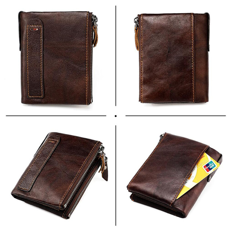 Ehtsast nahast naiste rahakott Punane lühike RFID-d blokeeriv naiste nahast rahakott Luksuslik naiste rahakott Väikesed rahakotid naistele meestele