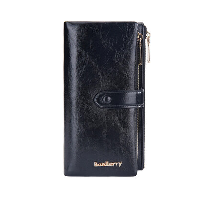 Ženski novčanik Visokokvalitetna kožna torbica s patentnim zatvaračem Torbica za kovanice velikog kapaciteta Ženski trostruki držač kartica Crveni ženski novčanici