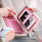 Ženski novčanici Dizajn marke Visokokvalitetni novčanik od PU kože Ženska kopča Modni dugi ženski novčanici i torbice Džep za mobitel