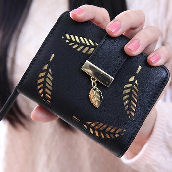 Дамски портфейл от PU кожа Дамски малък портфейл Portomonee Lady Short Money Bag