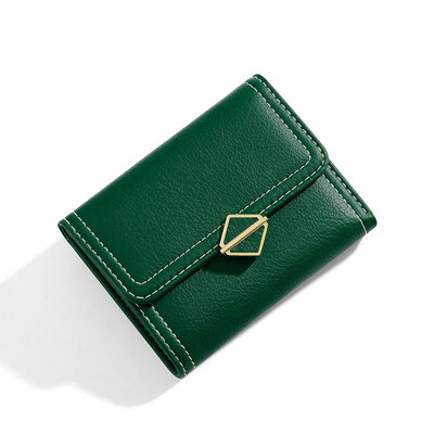 Mirco Kreatív női pénztárcák Luxus Pu bőr érmék táska Női divat azonosító mappacsomag Rövid többkártyás pozíció Női pénztárca