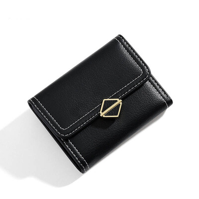 Mirco Kreatív női pénztárcák Luxus Pu bőr érmék táska Női divat azonosító mappacsomag Rövid többkártyás pozíció Női pénztárca