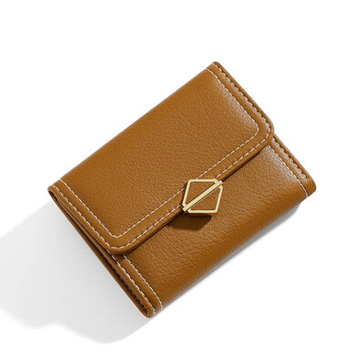 Mirco Kreatív női pénztárcák Luxus Pu bőr érmék táska Női divat azonosító mappacsomag Rövid többkártyás pozíció Női pénztárca