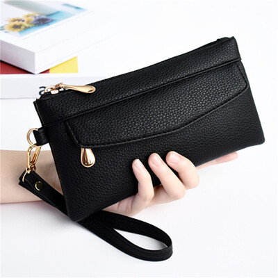 Sieviešu pārnēsājams modes maciņš Pu ādas pakarināmais somiņas sieviešu somiņas monētu kabatas ūdensnecaurlaidīgs tālrunis sievietēm soma JAUNUMS