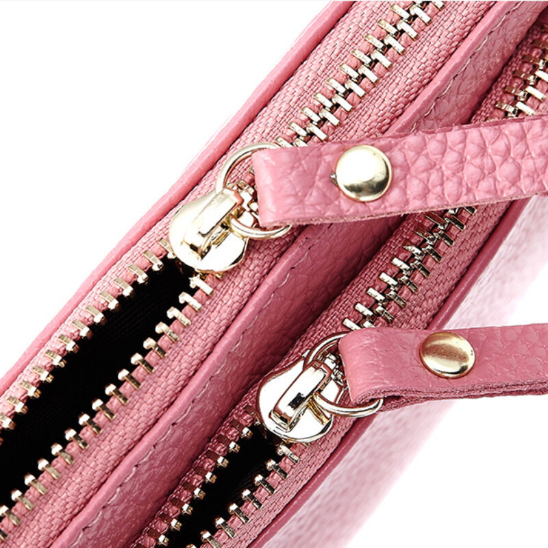 Īstās ādas maka soma no govs ādas maza monētu somiņa karšu turētājs rokassomiņa atslēga lūpu krāsa austiņu uzglabāšanas maciņa futrālis sievietēm