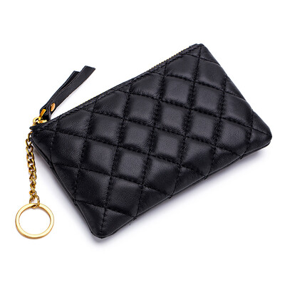 Jauna dizaina mini monētu somiņa mazs maciņš maciņš aitādas īstas ādas meiteņu somas Modes zīmola atslēgu ķēdes monētu soma