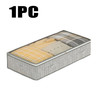 Neaustas kokvilnas segas glabāšanas soma Lielas ietilpības apģērba kokvilnas sega mobilās bagāžas mitrumizturīga un putekļu necaurlaidīga pārnēsājama soma