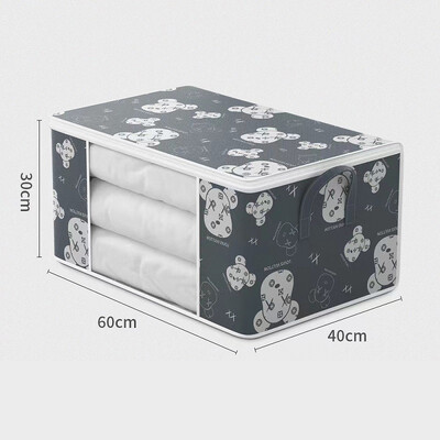 Salokāma segas uzglabāšanas soma Putekļu necaurlaidīga drēbju skapja drēbju segas organizators ar pastiprinātu rokturi Mitrumizturīgs skapja uzglabāšanas kaste