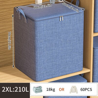 Poplun Vreća za pohranu Sklopiva Vreća za pohranu velikog kapaciteta otporna na vlagu Odjeća Igračke Otporna na prašinu Ormar Organizator Kontejner Kutija