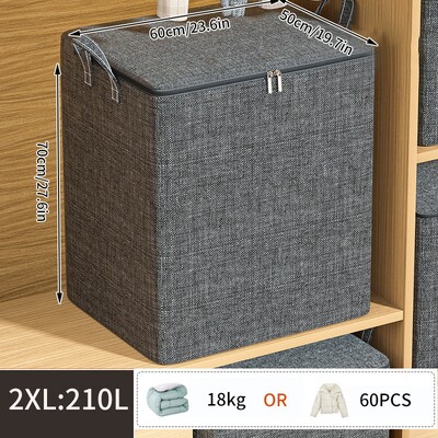 Poplun Vreća za pohranu Sklopiva Vreća za pohranu velikog kapaciteta otporna na vlagu Odjeća Igračke Otporna na prašinu Ormar Organizator Kontejner Kutija