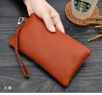 New Arrive 2023 Női valódi bőr pénztárcák rövid női kuplung táskák Mobiltelefon táskák divatos pénztárcák tehénbőr hosszú pénztárcák