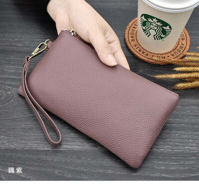 New Arrive 2023 Női valódi bőr pénztárcák rövid női kuplung táskák Mobiltelefon táskák divatos pénztárcák tehénbőr hosszú pénztárcák