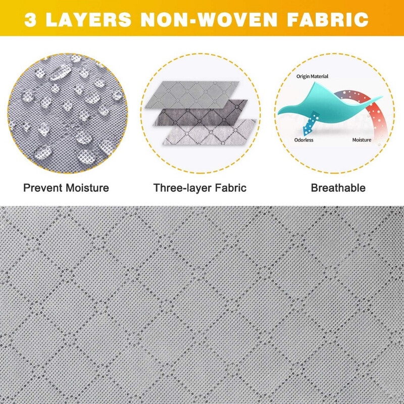 Sklopive poplune Vreće za pohranu Otporan na prašinu Garderoba Deka za odjeću, Organizator jastuka s prozirnim prozorom Ojačana ručka od debele tkanine