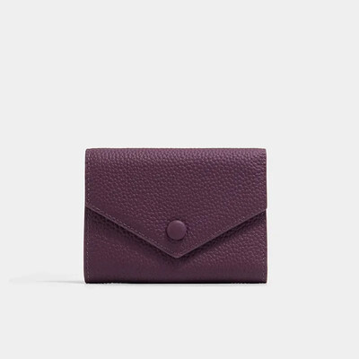 Jauns PU ādas mazs sieviešu maks Luksusa aplokšņu karšu turētājs Zīmola dizainers daudzfunkcionāls rāvējslēdzēja monētas govs ādas īss maciņš 2024