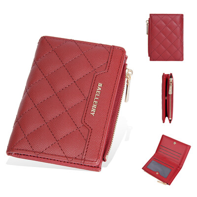 Novi ženski novčanik od PU kože Ženski kožni novčanik Ženske torbice Držač kartica Sklopivi prijenosni kratki držači za male torbice