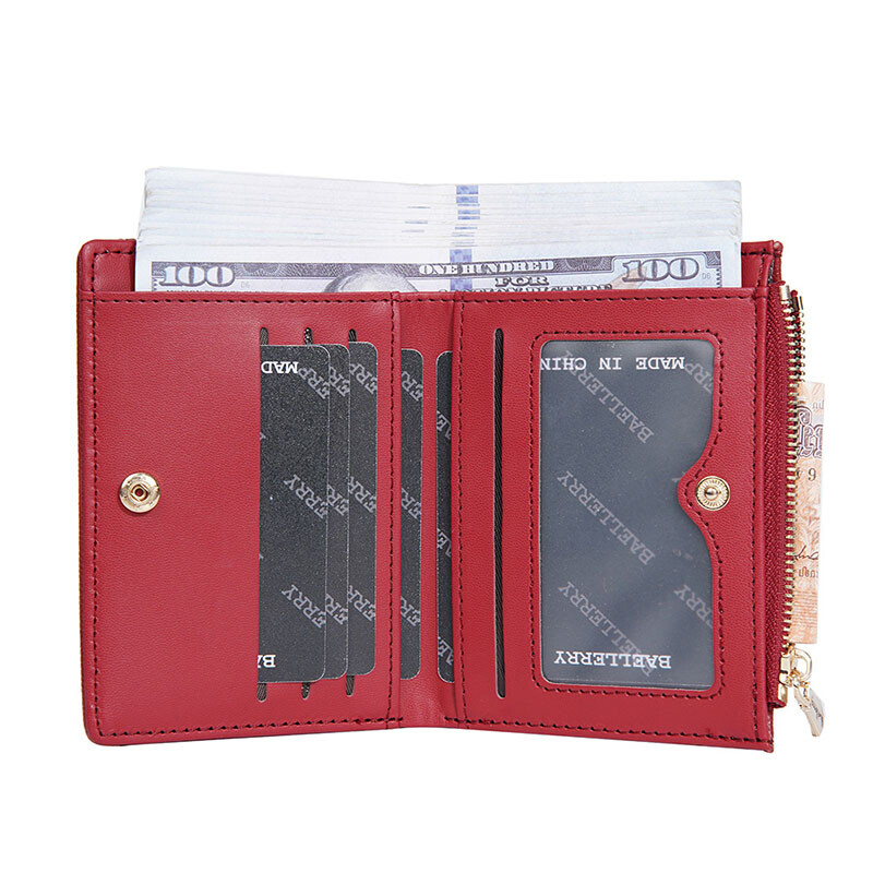 Novi ženski novčanik od PU kože Ženski kožni novčanik Ženske torbice Držač kartica Sklopivi prijenosni kratki držači za male torbice