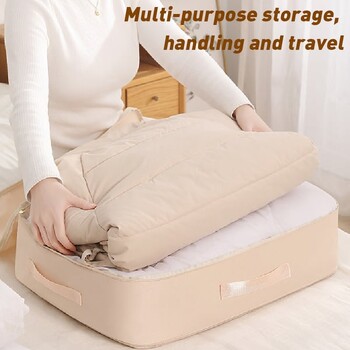 Ultra Space-Saving Self-compression Organizer Επέκταση τσάντα αποθήκευσης συμπίεσης Αδιάβροχα φορητά ρούχα χειρός ταξιδιού Sepa