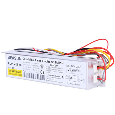 UV dezinfekcijas lampas elektroniskais balasts 10-41W universāls tips RL11-425-40 YL1-425-40 21-40W ultravioletajai caurulei