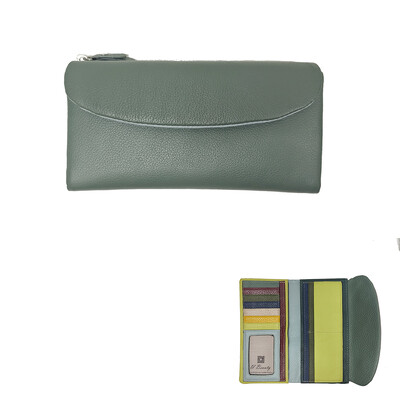 Poșetă pentru monede 2024, pentru femei, din piele de vacă, portofel scurt, moale, piele naturală de vacă, pentru doamnă, cu monede, curcubeu, Suport carduri de identitate Poșete