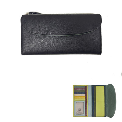 Poșetă pentru monede 2024, pentru femei, din piele de vacă, portofel scurt, moale, piele naturală de vacă, pentru doamnă, cu monede, curcubeu, Suport carduri de identitate Poșete