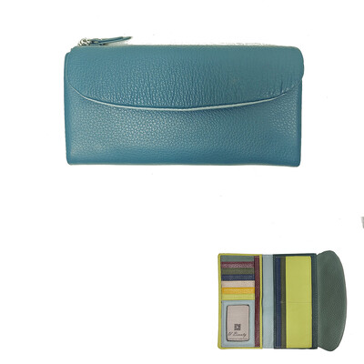 Poșetă pentru monede 2024, pentru femei, din piele de vacă, portofel scurt, moale, piele naturală de vacă, pentru doamnă, cu monede, curcubeu, Suport carduri de identitate Poșete