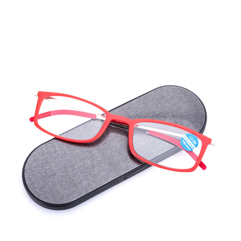 Ultravékony lapos olvasószemüvegek Antikék fény szögletes keretes papír olvasószemüvegek nagyfelbontású olvasószemüvegek divat legjobb eladói 