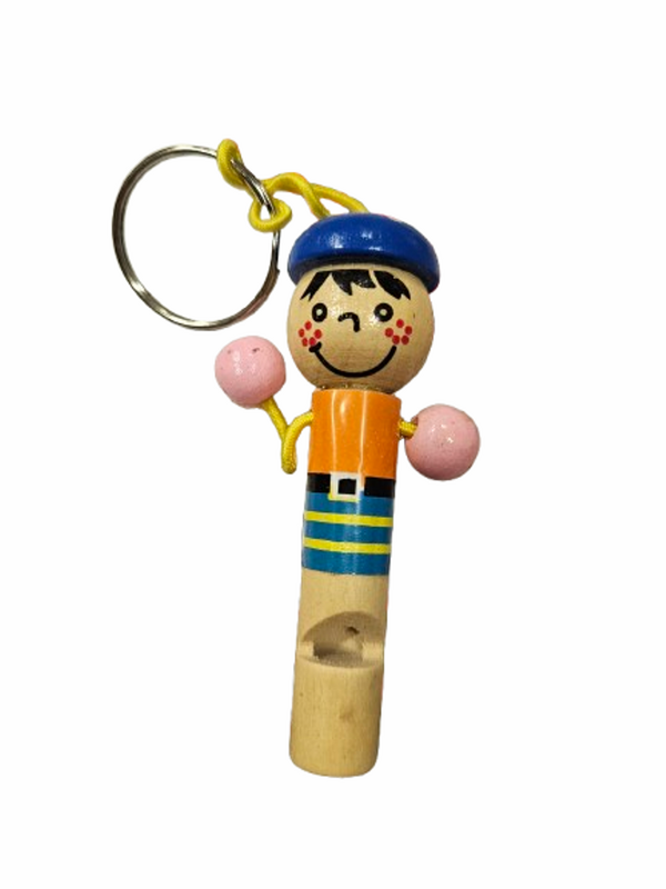 Играчка Свирка, Тип Човече, Дървена, 7х2 см.