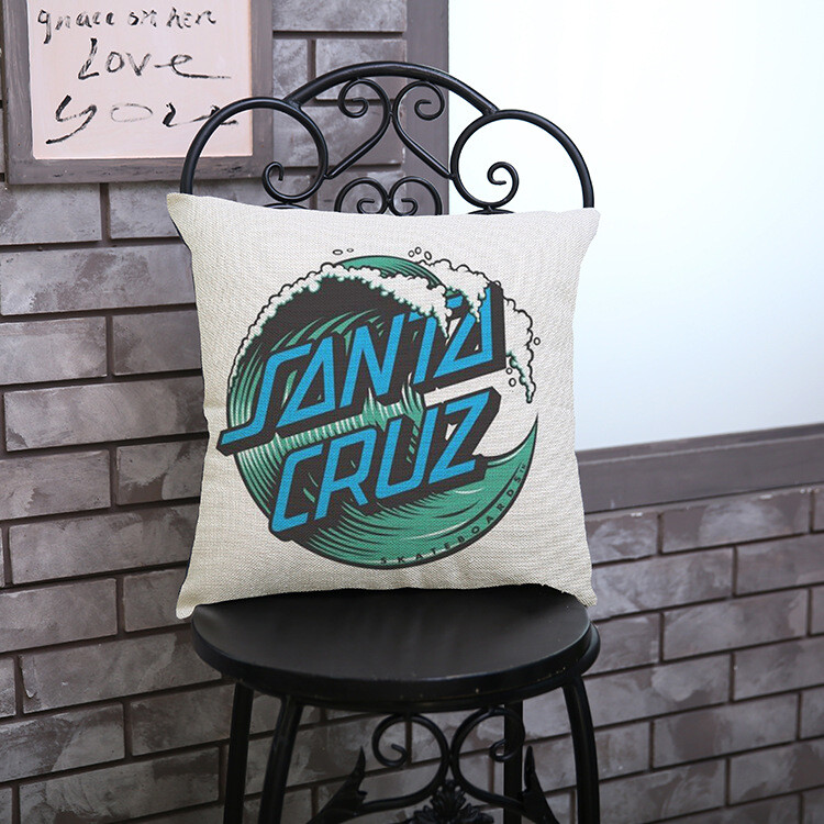 Väliskaubanduse otsemüük Santa Cruzi loomingulised puuvillased ja linased padjakatted Skandinaavia kodukaunistuse kohandatud kingitused