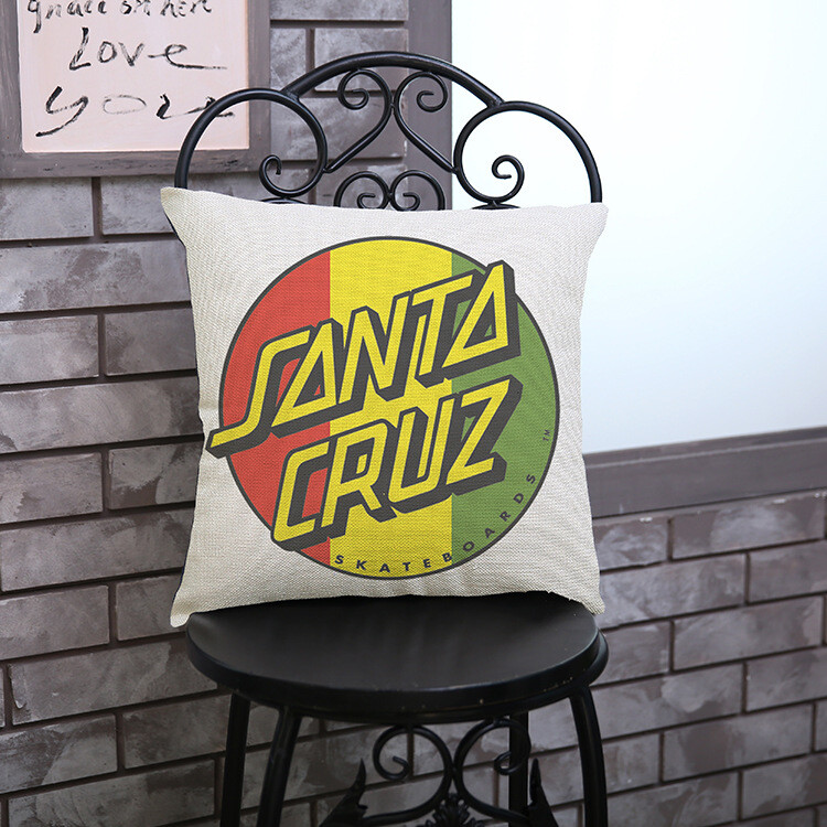 Väliskaubanduse otsemüük Santa Cruzi loomingulised puuvillased ja linased padjakatted Skandinaavia kodukaunistuse kohandatud kingitused