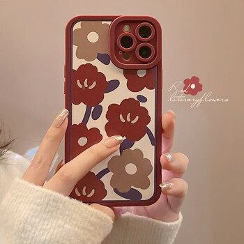 Flower iphone15 apple 14 калъф за мобилен телефон на едро 13promax angel eyes 11 soft shell xs literary подходящ за 12