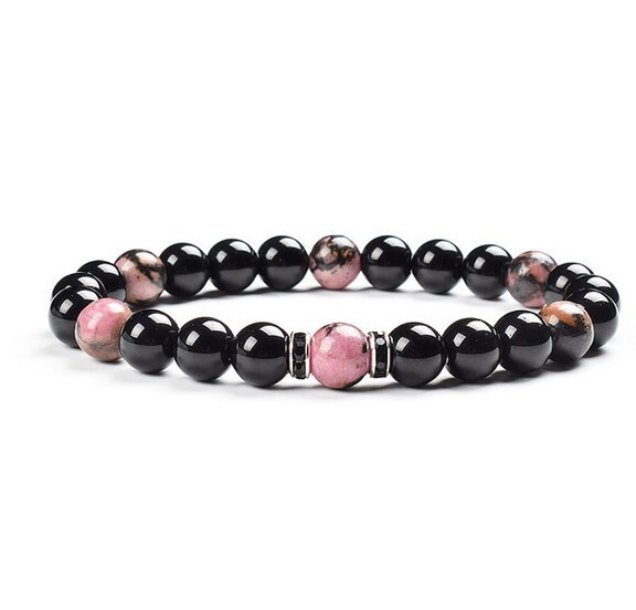 8mm Crno zlato Obsidijan Spacer Tigrovo oko Narukvica s Buddha perlama Poklon za muškarce i žene Narukvice Prekogranična dostava Narukvica s Buddha perlama