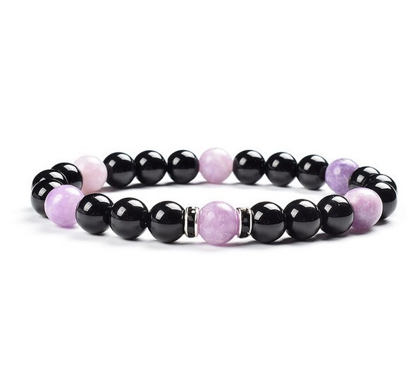 8mm Crno zlato Obsidijan Spacer Tigrovo oko Narukvica s Buddha perlama Poklon za muškarce i žene Narukvice Prekogranična dostava Narukvica s Buddha perlama