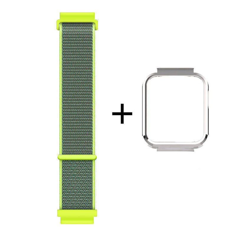 Piemērots Redmi pulksteņa 3/2 neilona cilpas viedajai sporta rokassprādzei miwatch1 metāla lite aušanai