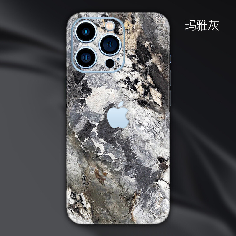 Piemērota Apple 14 aizmugures plēvei iPhone 15 mobilajam telefonam krāsainajai plēvei 12 aizmugurējai plēvei 13 mini uzlīmei xs max viss iekļauts