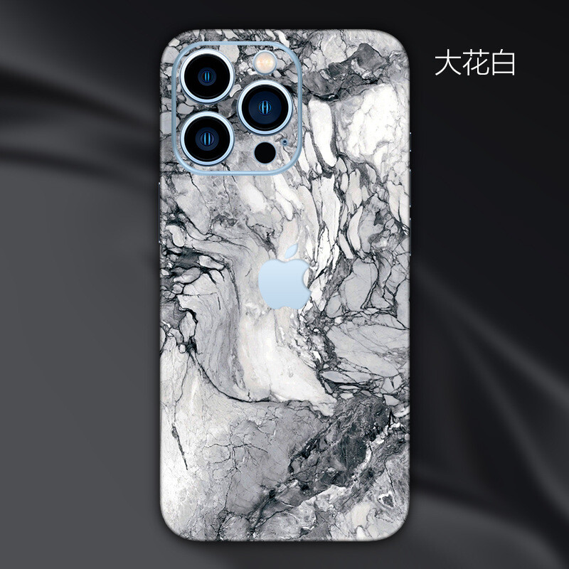 Piemērota Apple 14 aizmugures plēvei iPhone 15 mobilajam telefonam krāsainajai plēvei 12 aizmugurējai plēvei 13 mini uzlīmei xs max viss iekļauts