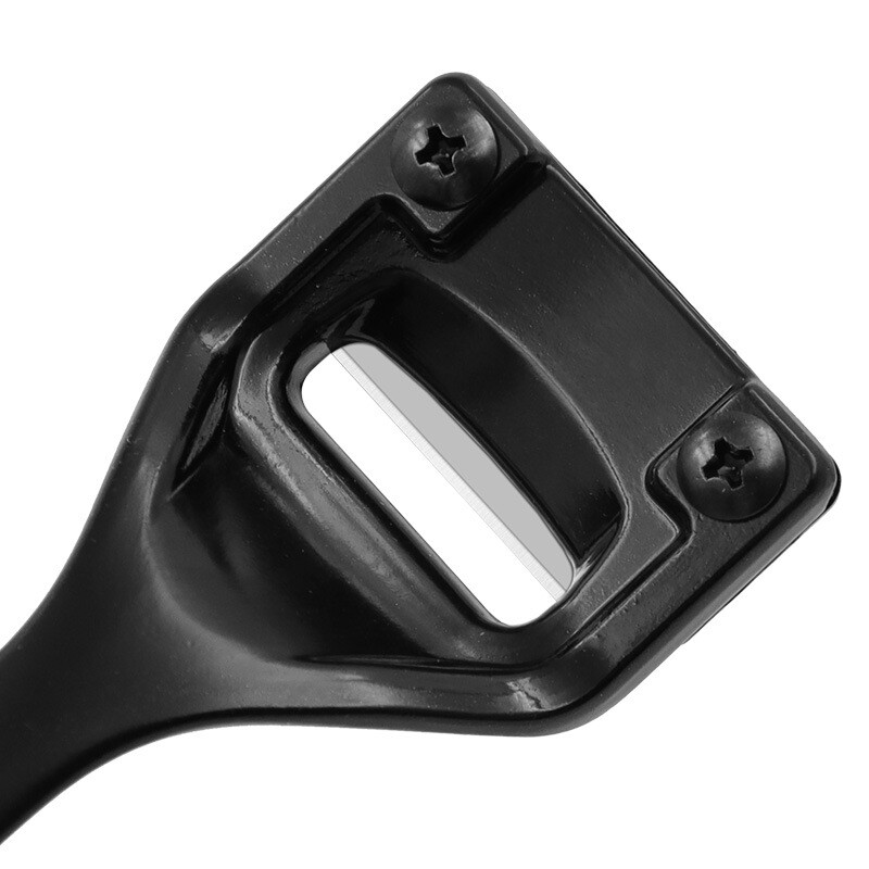 Kézzel készített bőrfaragó eszköz vékony fekete amerikai bőrhígító eszköz peeling eszköz bőrritkításhoz