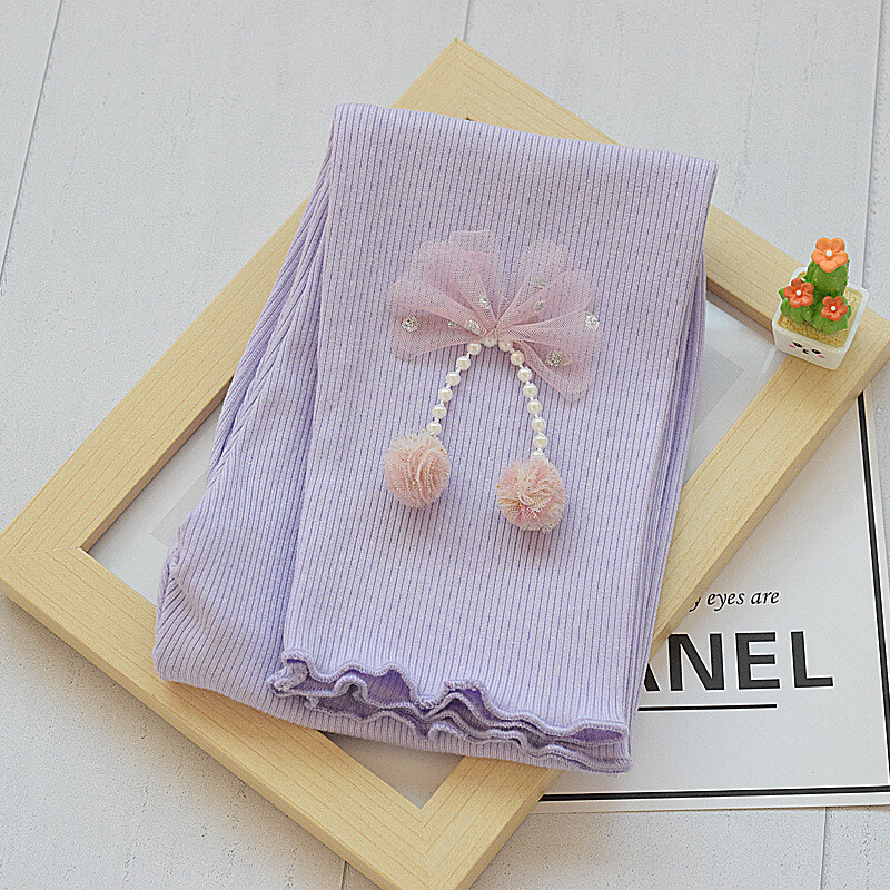 Nyári vékony, modális elasztikus, kilencpontos leggings lányok belső- és felsőruházatának közepes és nagy gyerek divatos közepes nadrág