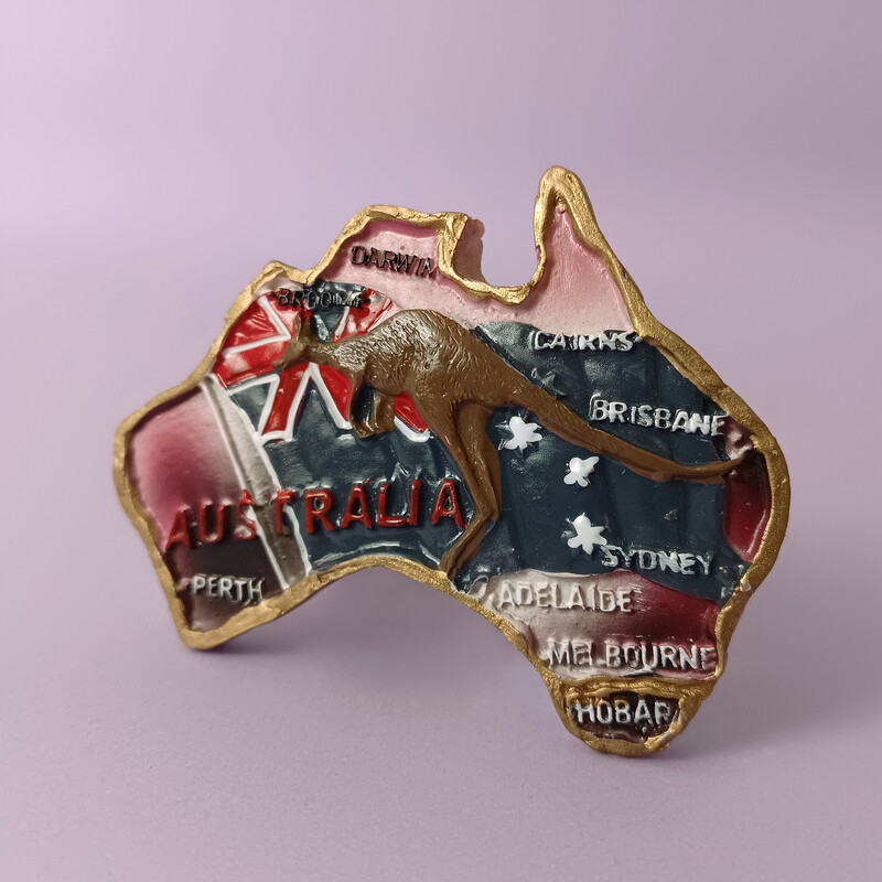 Ausztrália Óceánia Ausztrália Új-Zéland Hűtőmágnes Város Turisztikai Ajándéktárgyak Gyártó Nagyker Háromdimenziós Kreativitás