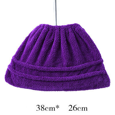 „Lazy Broom Cover“ Naujas sutirštintas koralinis aksominis dulkes sugeriantis šluotos užvalkalas namų darbams Valymo šluotos užvalkalas