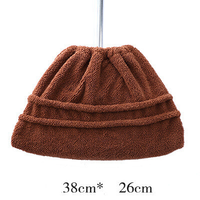 „Lazy Broom Cover“ Naujas sutirštintas koralinis aksominis dulkes sugeriantis šluotos užvalkalas namų darbams Valymo šluotos užvalkalas