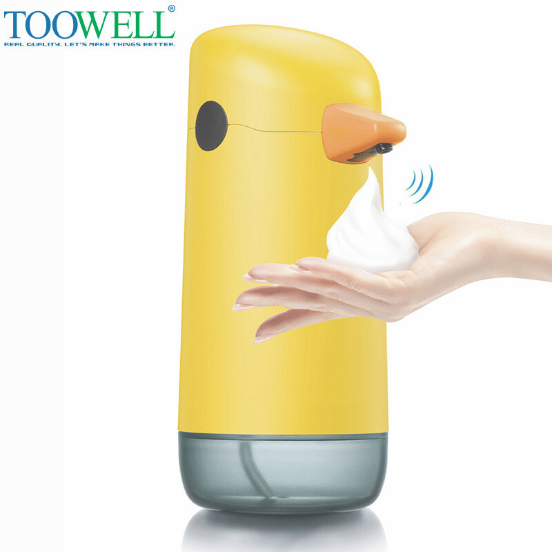 Cross Border Little Yellow Duck Smart Home Telefon mobil Distribuitor de săpun cu spumă Dezinfectant pentru mâini pentru copii Mașină automată de spumă cu senzor