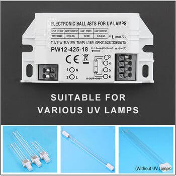 10-18W електронни баласти 220V универсален баласт за G23 G10q G5 UV лампа UVC тръба стерилизиращи лампи