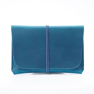 Torba za putovnicu i mapa za osobne iskaznice za muškarce Žene Minimalistički držač za kartice od 100% kože Novčanik Vintage Organizator za gotovinu Clutch Torbica Preklopnik