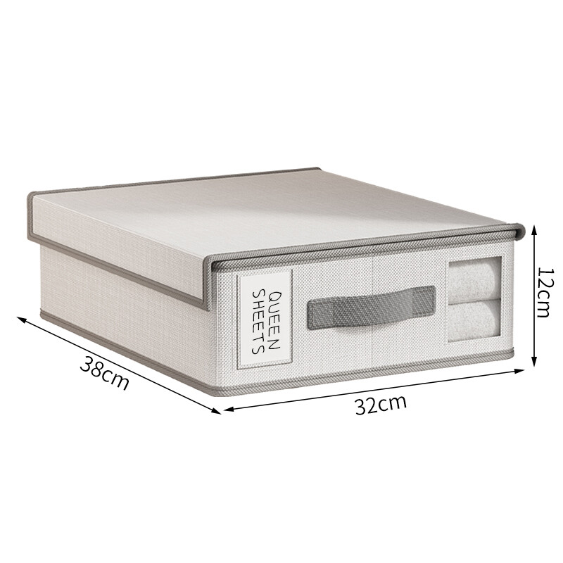 2024 új lepedő tároló doboz, nem szőtt szövetből készült 4 részes rendszerező szekrény takaró paplanhuzat nagy kapacitású szerveződoboz