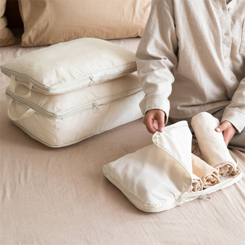 Kompresivno pakiranje Cube Bag Tote Bag Osnove za putovanja Organizator na daljinski upravljač Prijenosna prtljaga Torba za pohranu odjeće