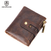 Portofel de damă din piele naturală Suport pentru carduri multiple cu blocare RFID cu buzunar pentru telefon mobil Cadouri de Ziua Mamei